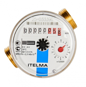 ITELMA WFK20.D080-0-R-L-0-IP54 (Ду 15, L 80мм) Счетчик холодной воды