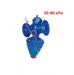 Giacomini R206CF Ду 100, Ру 16, чугун (20-80 кПа) Регулятор дифференциального давления (клапан балансировочный) фланцевый, R206CY310