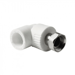 PRO AQUA Угольник с накидной гайкой PP-R 20-1/2