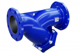 LD.ФСФ.065.16.2025 Фильтр сетчатый фланцевый ФСФ У-образный DN65 PN16, Тmax 200°С (корпус чугун)