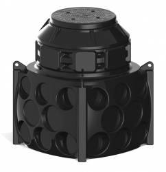 RUWEL КН 1000/1100 с крышкой D560 Колодец связи пластиковый