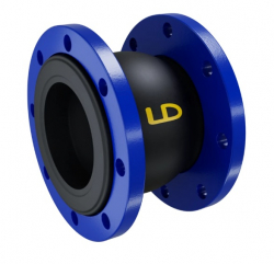 LD.КФР.050.16 Компенсатор фланцевый резиновый (EPDM) Ду50 Ру16, Tmax +100С
