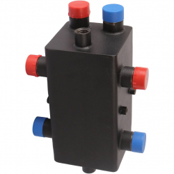 ROMMER RDG-0018-004002 (до 28 кВт) Коллектор на 2 отопительных контура с гидравлическим разделителем 1