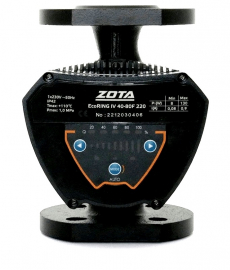ZOTA EcoRING IV 40-80F (220мм) Насос циркуляционный высокоэффективный фланцевый 230В, DN40 (без ответных фланцев) напор 8м, самонастраивающийся режим